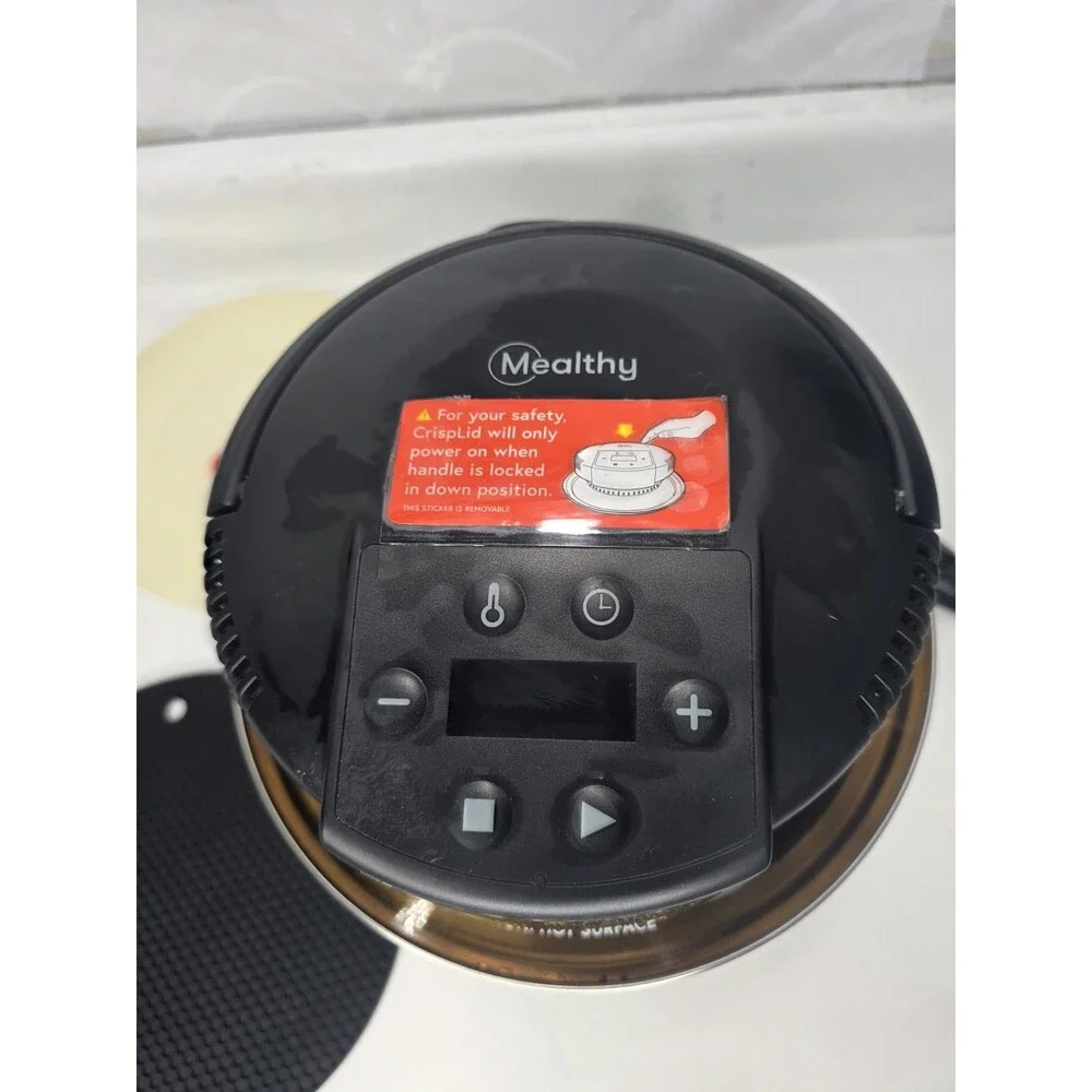 Mealthy CrispLid Electric Pressure Cooker Lid W/ Silicone & 6qt Inner Pot